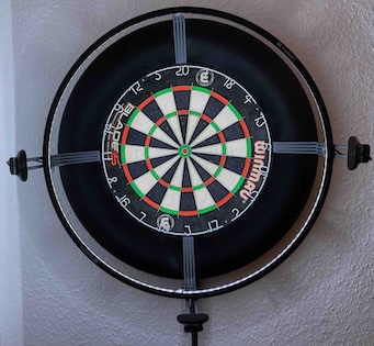 Front View of Automatic Dart Scoring System Dart It